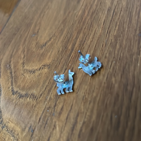 Llama Earrings from Ecuador - Picture 3 of 5